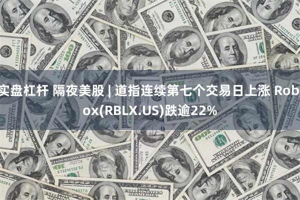 实盘杠杆 隔夜美股 | 道指连续第七个交易日上涨 Roblox(RBLX.US)跌逾22%