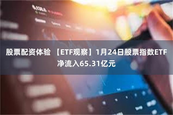 股票配资体验 【ETF观察】1月24日股票指数ETF净流入65.31亿元